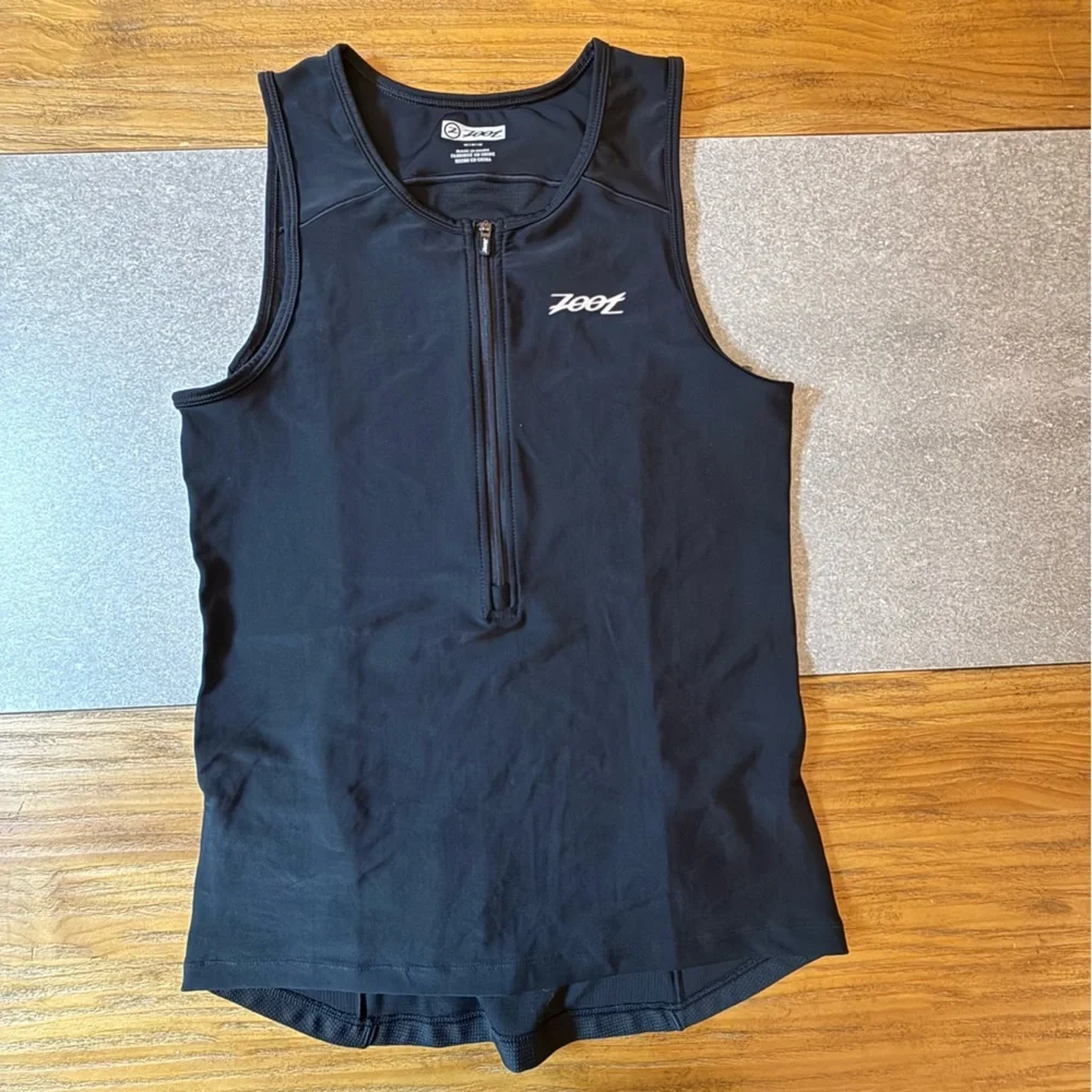 Zoot Sports Triathlon Training / Race Tank Black Men’s Size Medium - Picture 2 of 11